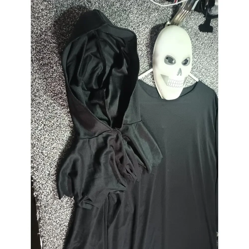 Spirit Halloween Glow Reaper Costume Child XL 12-14 Glow Dark Complete Robe